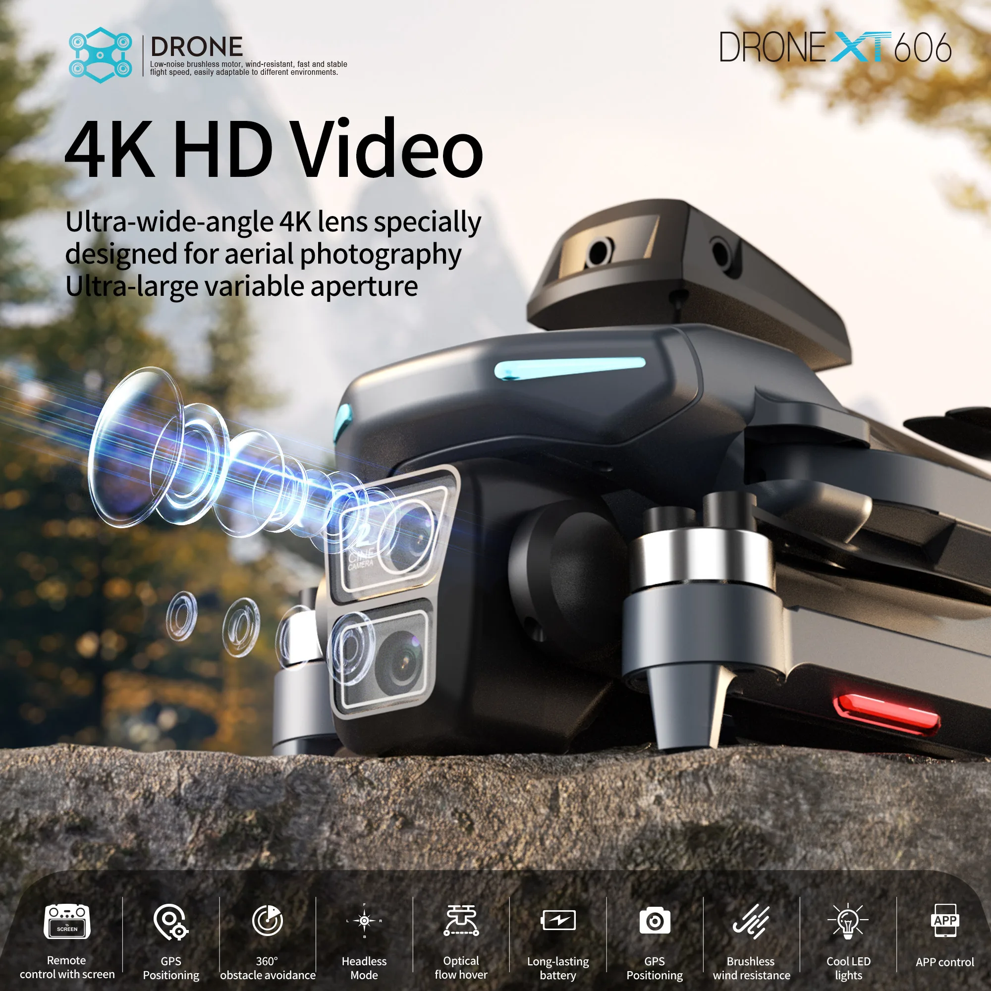 Original XT606 MAX GPS Drone 4 - Drone Kit Fpv 评论和价格